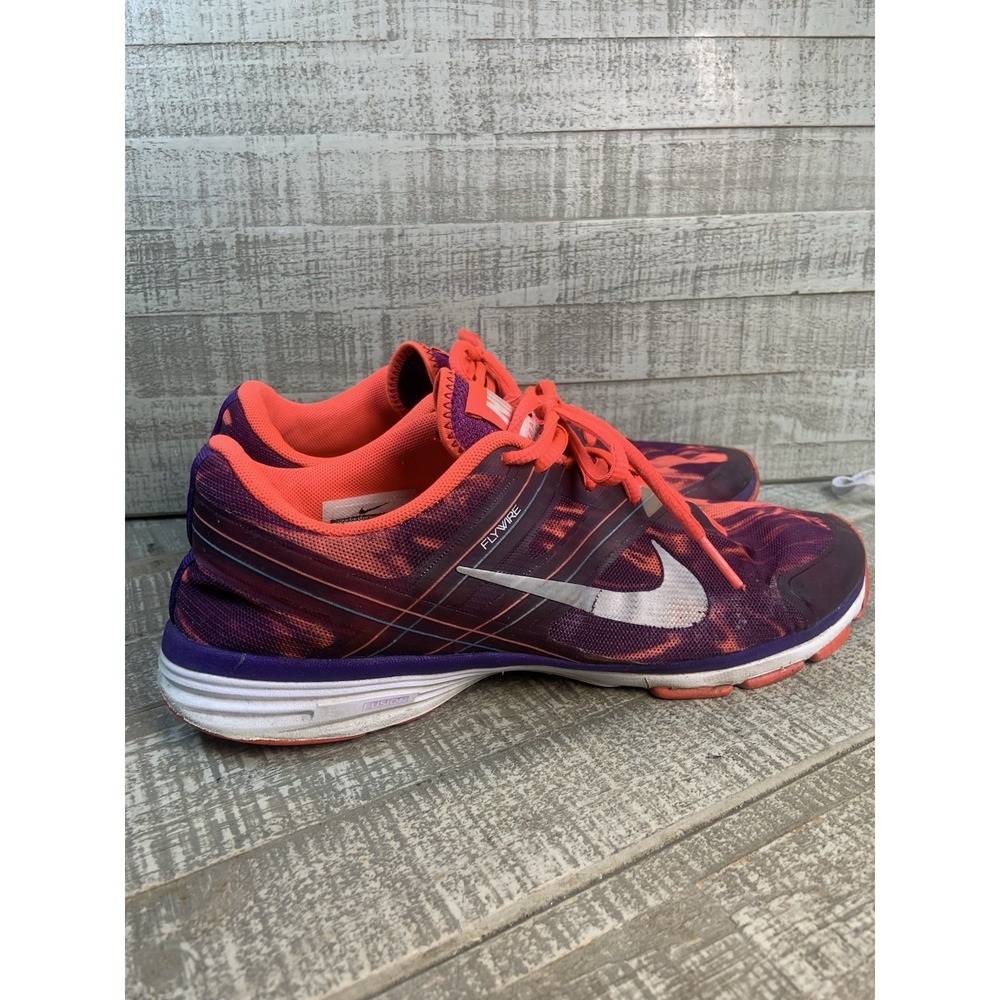 NIKE TRAINING WOMENS DUAL FUSION FLY WIRE TR 2 Size 9.5 Pink Purple Running